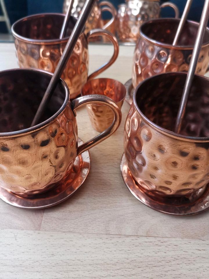 100% Kupfer Riches & Lee Moscow Mule Becher 4-er Set in Berlin
