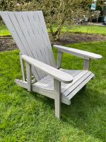 Adirondack Deckchair Sessel Lounge Grau Holz NP 279 € Nordrhein-Westfalen - Lage Vorschau