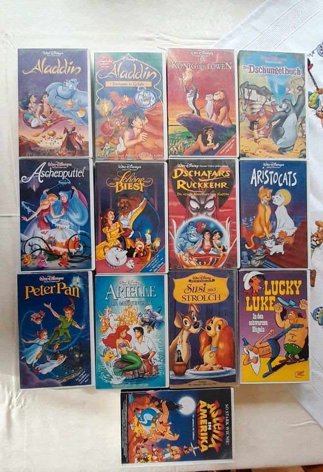 Sammlerstücke Original Disney VHS Kassetten in Weitenhagen b Greifswald