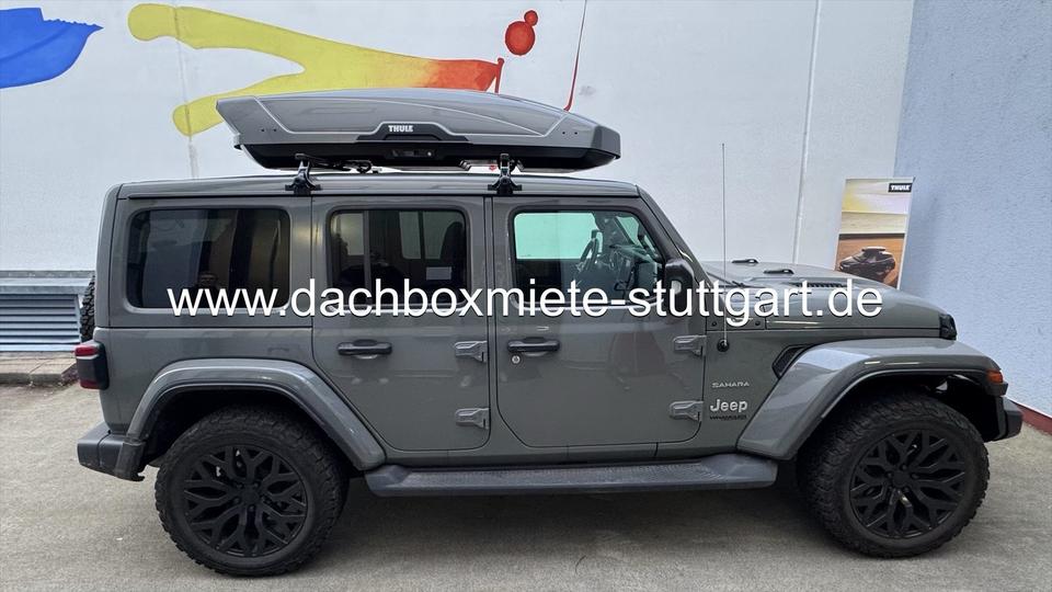Thule Dachbox Dachträger Miete Leihen Vermietung Verleih Skibox in Stuttgart