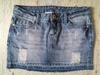 Rock Jeans Jeansrock Minirock blau cutout Niedersachsen - Steinau Vorschau