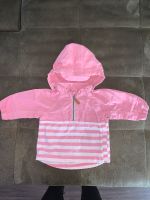 Dünne rosa-weiß gestreifte Baby-Kapuzenjacke von H&M in Größe 68 Sachsen - Beilrode Vorschau