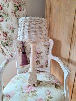 Tischlampe Leuchte Lampe Korb Shabby Chic weiß Creme Hessen - Fuldatal Vorschau