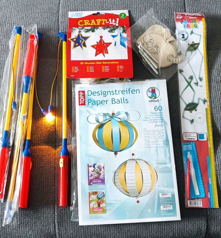 Bastelpaket Kinder Lampionlichter Windspiel Weihnachten in Mülsen