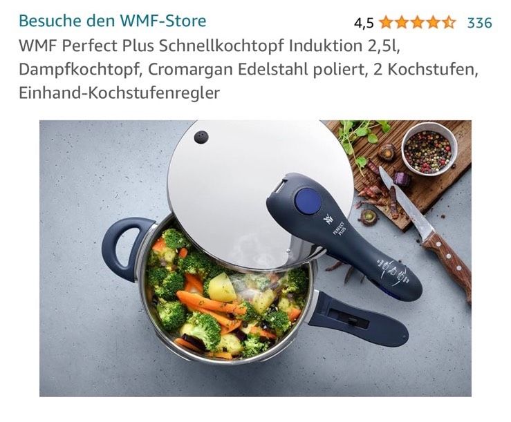 NEU* WMF Perfect Plus Schnellkochtopf 2,5l, Induktion in Herne