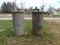 Mülltonne DDR 2Stk Blechtonne Aschentonne Aschenkübel Sachsen - Waldheim Vorschau