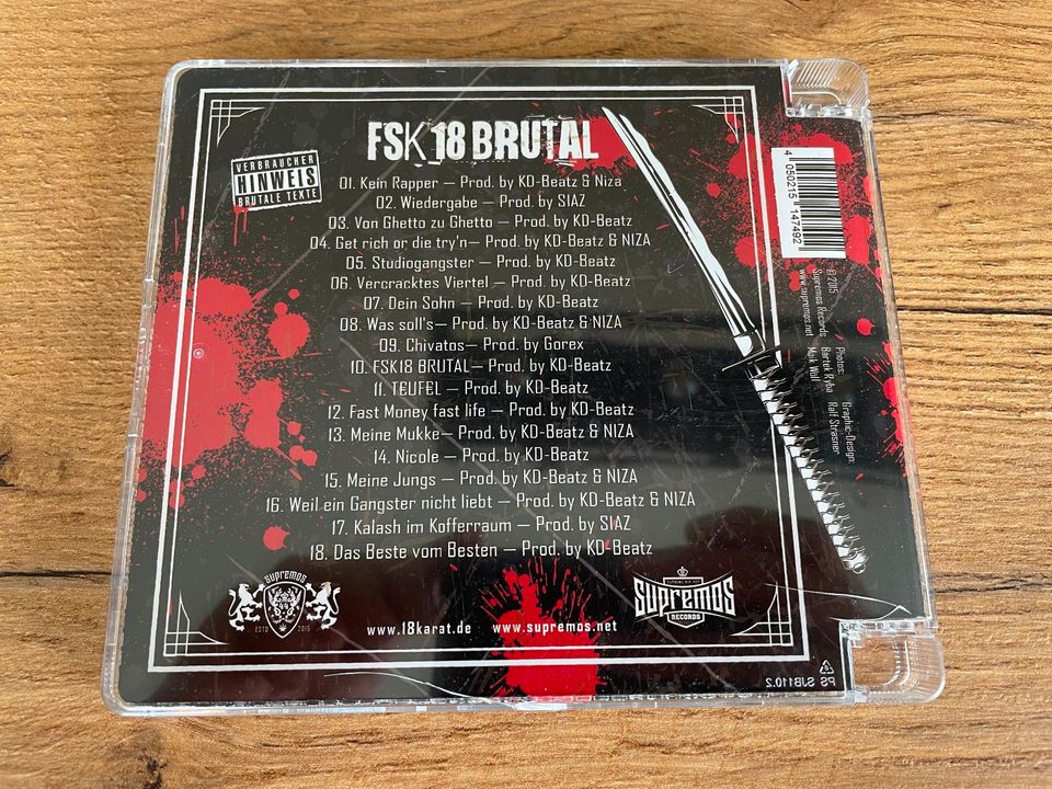 CD: 18 Karat ‎– F** 18 Brutal, Supremos Records, 2015, rar in Gabsheim