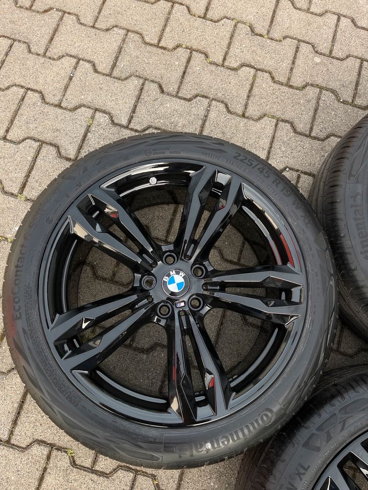 ☀️ ☀️ ☀️ Reifen NEU Continental RSC Runflat BMW M572 19 Zoll X1 F48 X2 F39  LCI RDCi Felgen Facelift Sommer Sommerräder Sommerkompletträder Sommerreifen schwarz in Bottrop