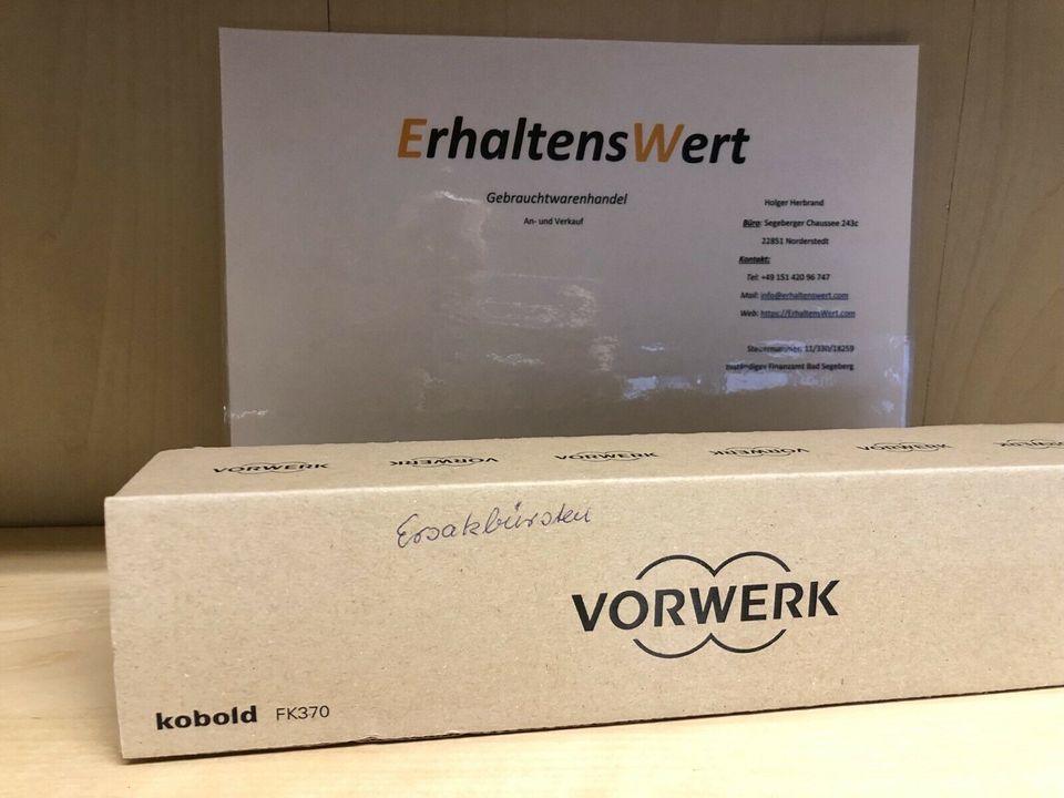 2 Vorwerk Ersatzbürsten, Zustand sehr gut, siehe Bilder in Norderstedt