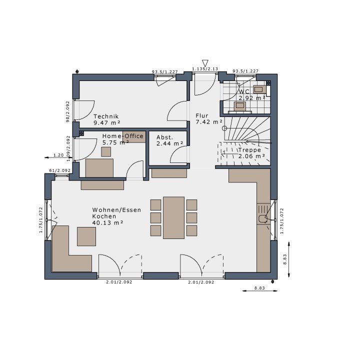 Die perfekte Wohlfühloase – Modernes Einfamilienhaus von Schwabenhaus in Langewiesen