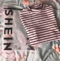 Schwarz weiß gestreiftes Langarmshirt gr xs/34 neu Shein Nordrhein-Westfalen - Reichshof Vorschau