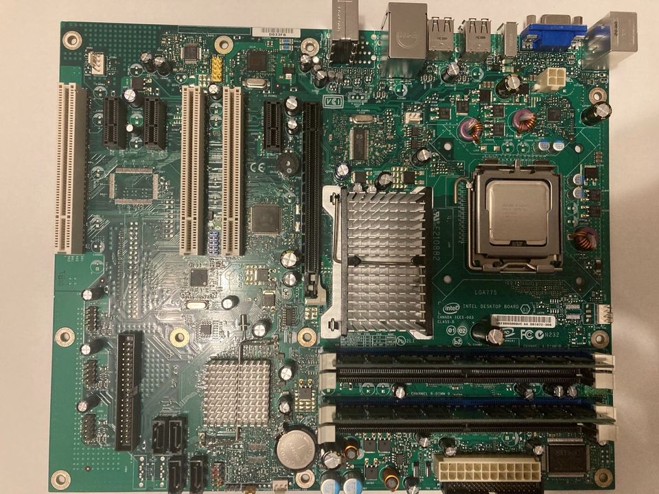 Intel Mainboard DG33FB inkl. Prozessor, Lüfter und Ram in Obermichelbach