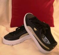 PUMA Sneaker NEU! Gr. 39 Leder Sportschuhe black ungetragen RETRO Hessen - Hanau Vorschau