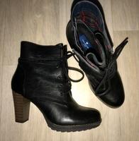 Stiefeletten Tom Tailer | Gr.39 | Neu | schwarzes Kunstleder Sachsen-Anhalt - Sangerhausen Vorschau