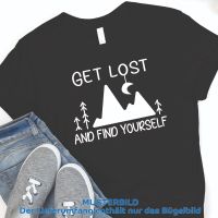 Bügelbild Get Lost and find yourself Camping Reise Wandern Urlaub Nordrhein-Westfalen - Ense Vorschau