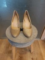 Highheels Graceland gold Glitzer Gr. 39 Bayern - Donnersdorf Vorschau