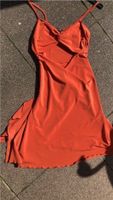 Sommer Kleid kurz orange Mini Rock Chiffon Niedersachsen - Schortens Vorschau