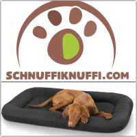 Knuffelwuff Kunstleder Hundebett Jerry schwarz XL-XXXL Hessen - Calden Vorschau
