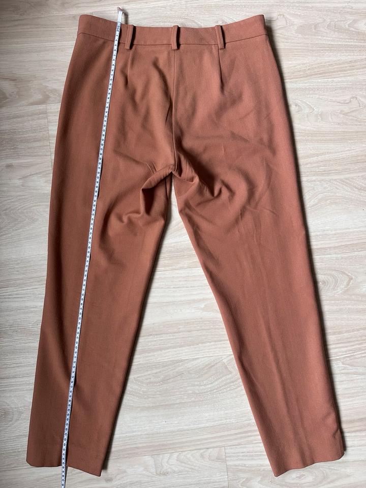 Lanius Hose Chino Marlene 36 S M Braun Wolle Fairtrade fair in Köln