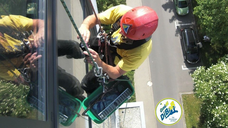 Fassadenreparatur mit Seilsicherung, Dresden, Radebeul, Freital in Dresden