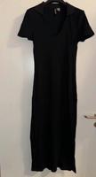 H&M Maxikleid mit seitlichem Schlitz und Kragen Gr. M Schwarz neu Bielefeld - Heepen Vorschau