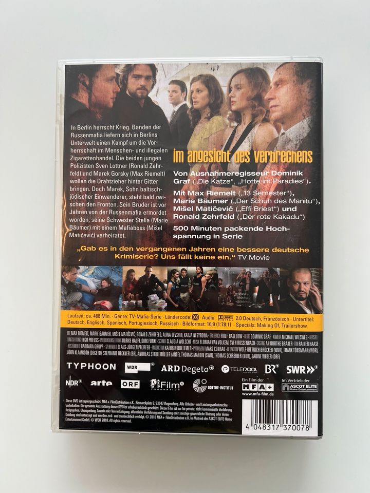 Im Angesicht des Verbrechens (4 DVDs) DVD BOX Wie NEU in Kürten