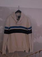 Nautica Jeans Herren Pullover Gr. L  Woll Pullover beige blau Hessen - Wiesbaden Vorschau