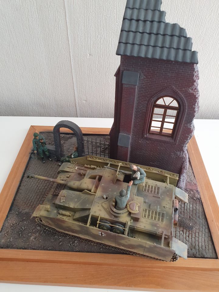 Modellbau 2 Weltkrieg - Diorama Sturmgeschütz IV 1:35 in Hünfelden