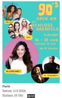 2x Tickets, 11.05.2025 90er Jahre Party Schloss Arenfels Nordrhein-Westfalen - Siegburg Vorschau