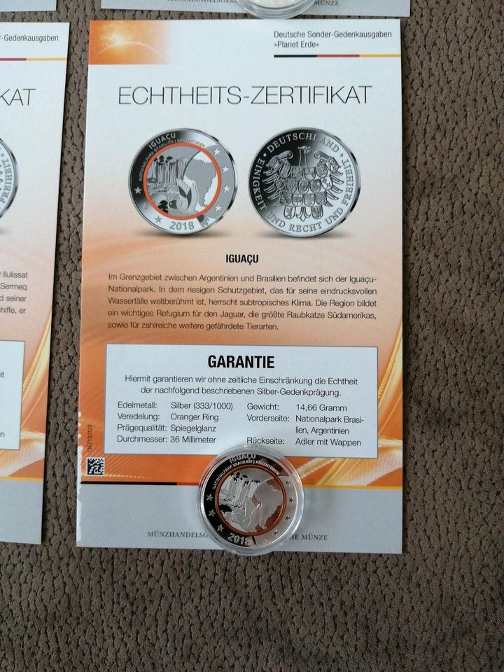 Planet Erde 2018 Silbermünzen und 5 Euro Sonder-Münze in Berlin