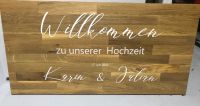 Holzschild / Willkommensschild Hochzeit Bayern - Straubing Vorschau