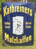 Kathreiners Malzkaffee Emailschild Emailleschild Vintage Nordrhein-Westfalen - Castrop-Rauxel Vorschau