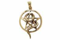 Schutz Amulett Pentagramm mit Schlange Anhänger aus Bronze Elberfeld - Elberfeld-West Vorschau