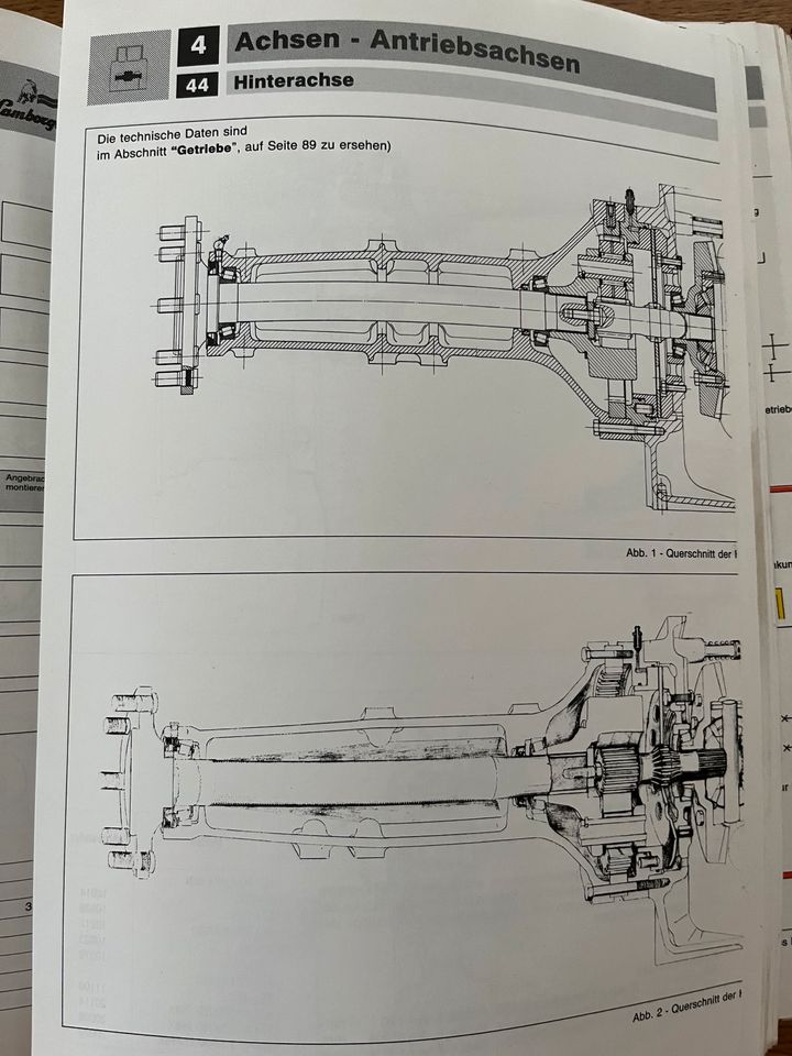 Lamborghini Schlepper Werkstatthandbuch in Böbing