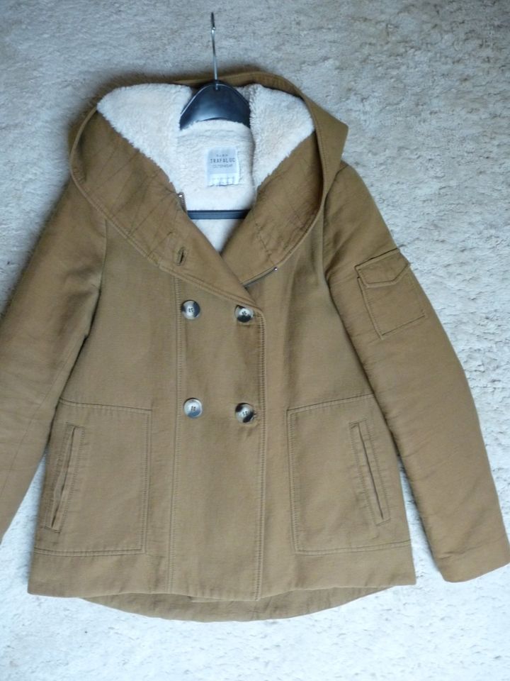 Winter-Jacke gefütterte Kapuzen-Jacke Teddy-Futter ZARA Gr. M in Rohrsen