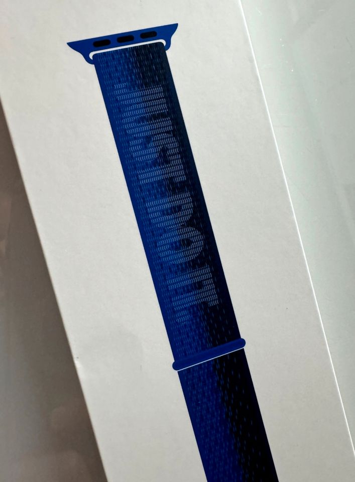 Original Apple Nike - Sport Loop - 45 mm Midnight Navy MPJ33ZM/A in Mönchengladbach