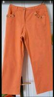 Damenhose CRISCA,Gr.40,orange,3/4lang,Accessoiressteine,neuwertig Berlin - Zehlendorf Vorschau