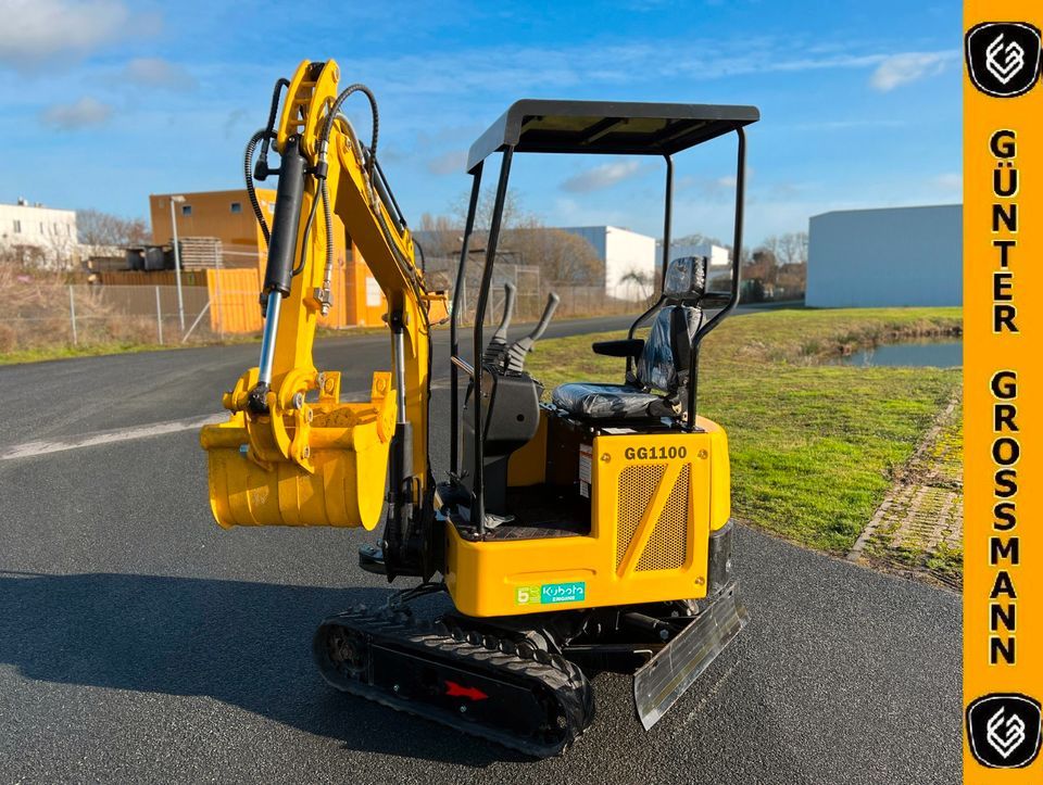 ‼️ Neue Minibagger GG1100  ‼ Kubota Motor, Knick, Verstel ‼️ in Kösching