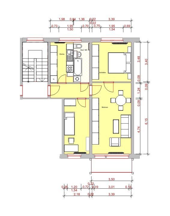 3-Raum Wohnung ab sofort Anmietung möglich in Nünchritz