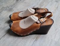 Tolle Leder Keil Sandalen Peeptoes Sandaletten Gr 39 cognac Bad Doberan - Landkreis - Rövershagen Vorschau