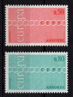 Andorra französisch Cept 1971 postfrisch Michel 232-233 Nordrhein-Westfalen - Ratingen Vorschau