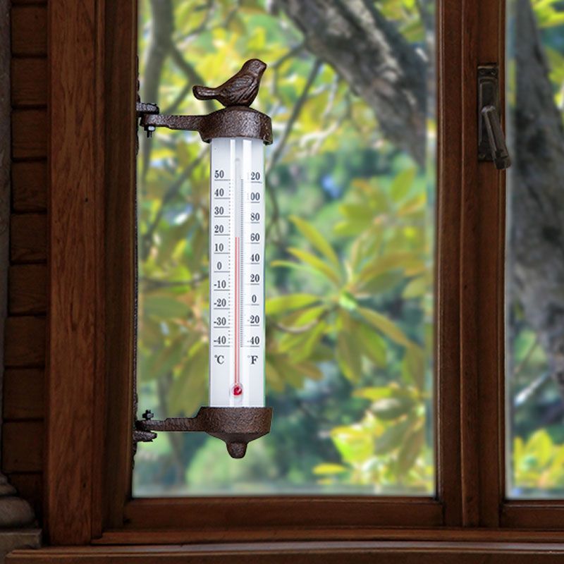 Garten-Thermometer "Vogel" Gusseisen drehbar schwenkbar NEU/PAYPA in Bremerhaven