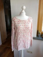 Esprit Pullover Shirt Häkeloptik transparent M 38 rosa Sand Thüringen - Meiningen Vorschau