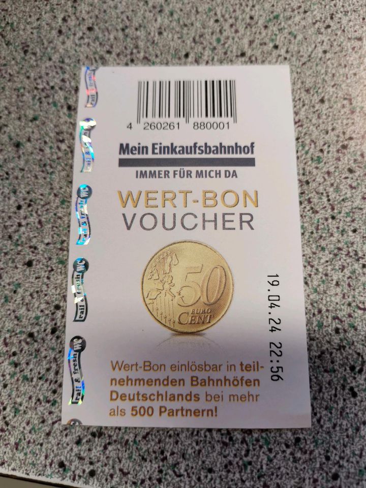 30 Coupons Wert 50cent Mein Einkaufsbahnhof Preis inkl. Versand in Erfurt