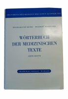 Wörterbuch der (altägyptischen) medizinischen Texte (Ägyptologie) Baden-Württemberg - Uhingen Vorschau