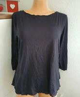 Feines Shirt von comma, dekorativen Ärmel/Saum, Gr. 44, blau, neu Rheinland-Pfalz - Worms Vorschau