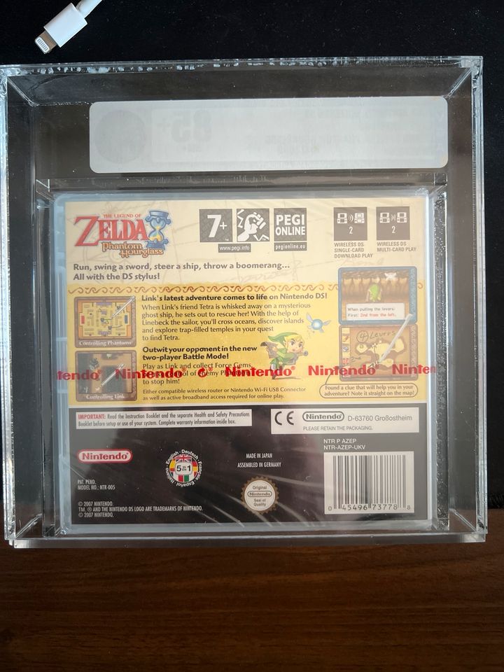 Zelda Phantom Hourglass UK Version! VGA 85+ in Eime