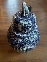 DELFT Deckelvase - Vase Groß by Boch Blau - Weiß VINTAGE Nordrhein-Westfalen - Uedem Vorschau