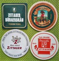 4 verschieden Bierdeckel Zittauer Brauerei Sachsen - Zittau Vorschau