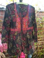 Gudrun sjöden S ♡ Bluse schwarz Stickereien Blumen Rose Tunika Rheinland-Pfalz - Mainz Vorschau